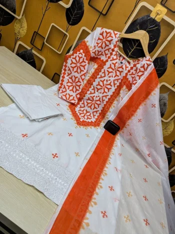 পিওর সুতি স্ক্রীন প্রিন্ট ড্রেস