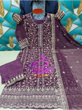 প্রিমিয়াম লাক্সারি চিননের 4 পিস ড্রেস